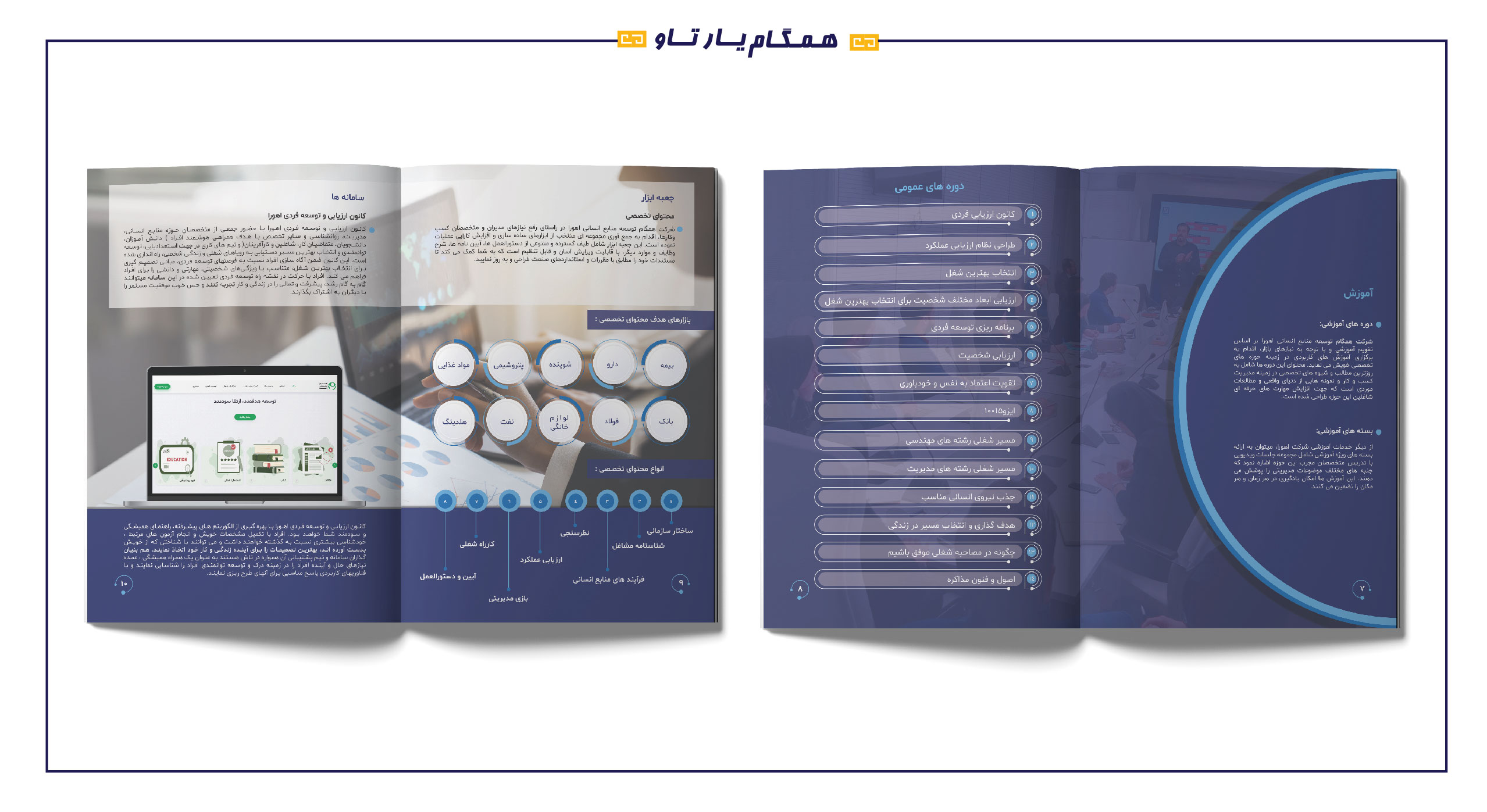 طراحی کاتالوگ اهورا